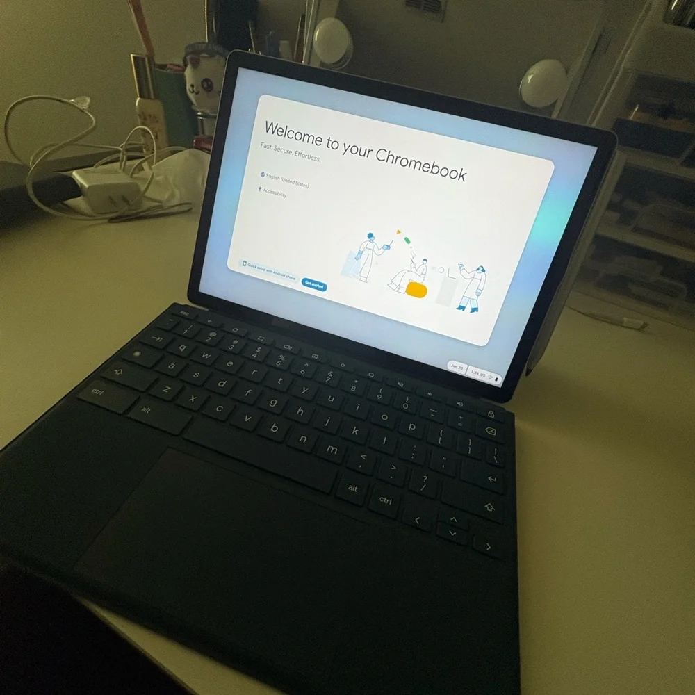 HP Chromebook - Dark teal blue
